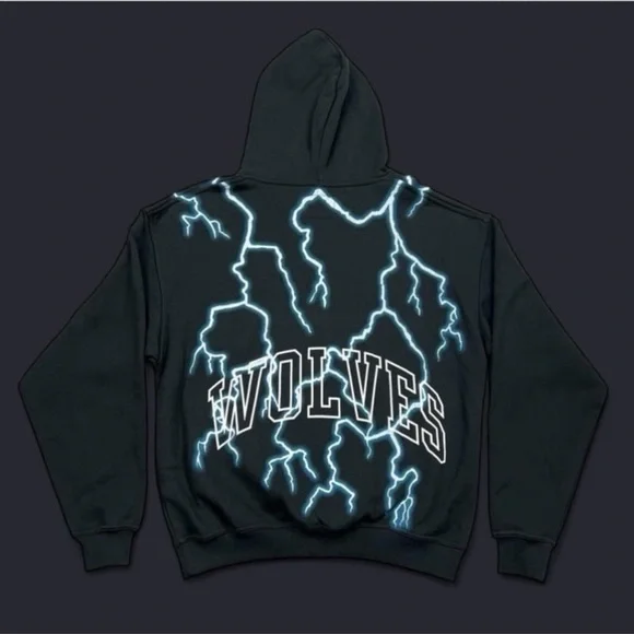 Black Graphic Hoodie - Picture 3 of 5